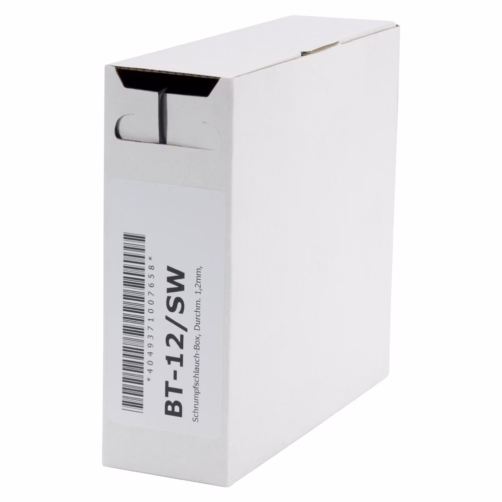 Sommer Cables Svart Krympslang rulle