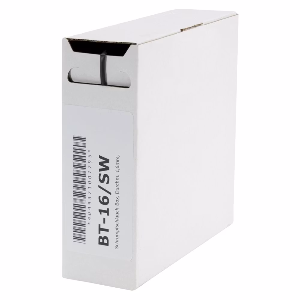 Sommer Cables Svart Krympslang rulle