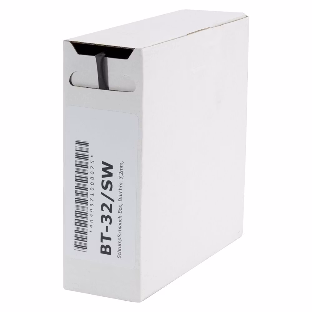 Sommer Cables Svart Krympslang rulle