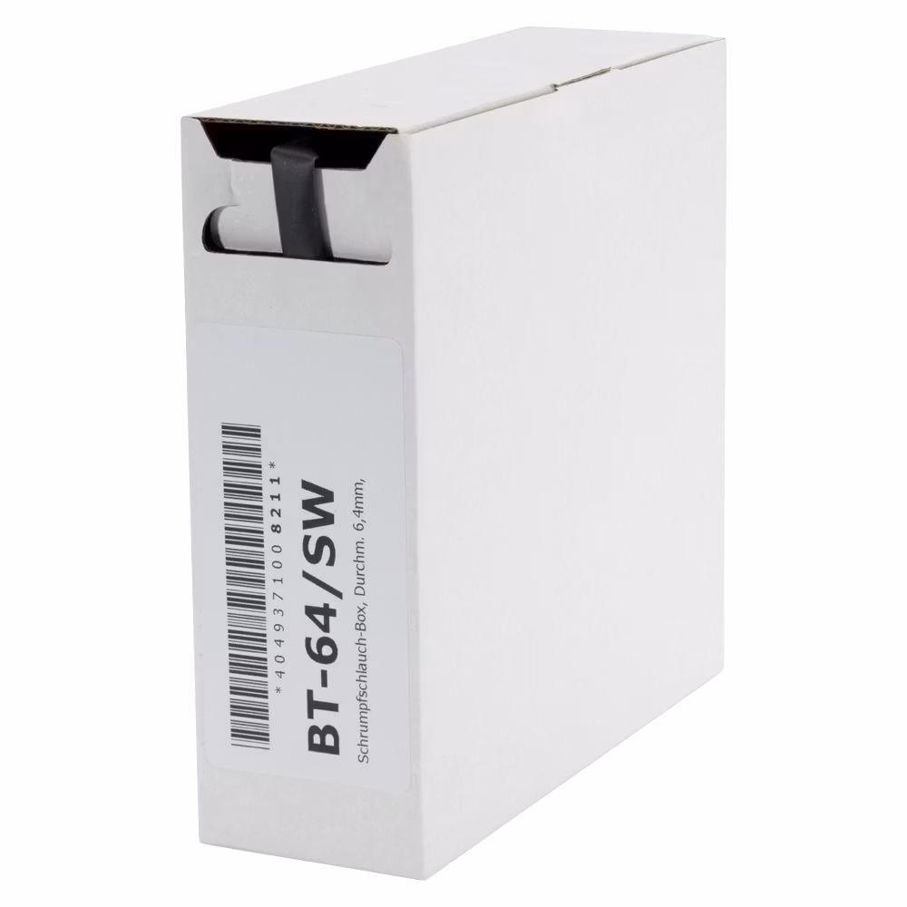 Sommer Cables Svart Krympslang rulle