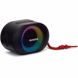 AIWA BST-330RD  Bluetooth-högtalare IPX6 RGB belysning