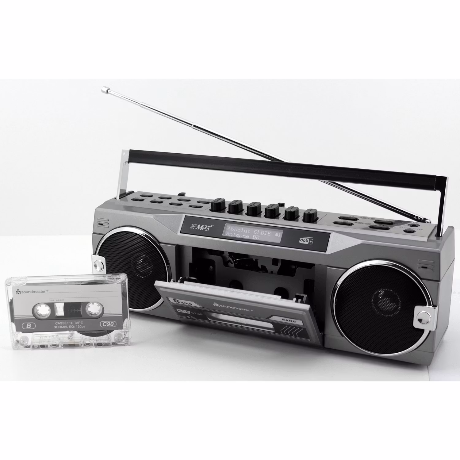 Soundmaster SRR80TI  Retro kassettradio med Bluetooth