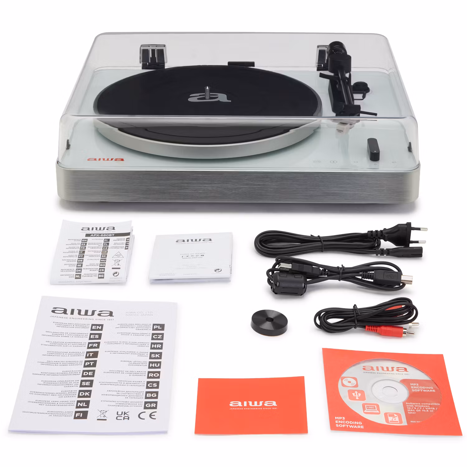 AIWA APX-790BT/WT Skivspelare Premium Vit