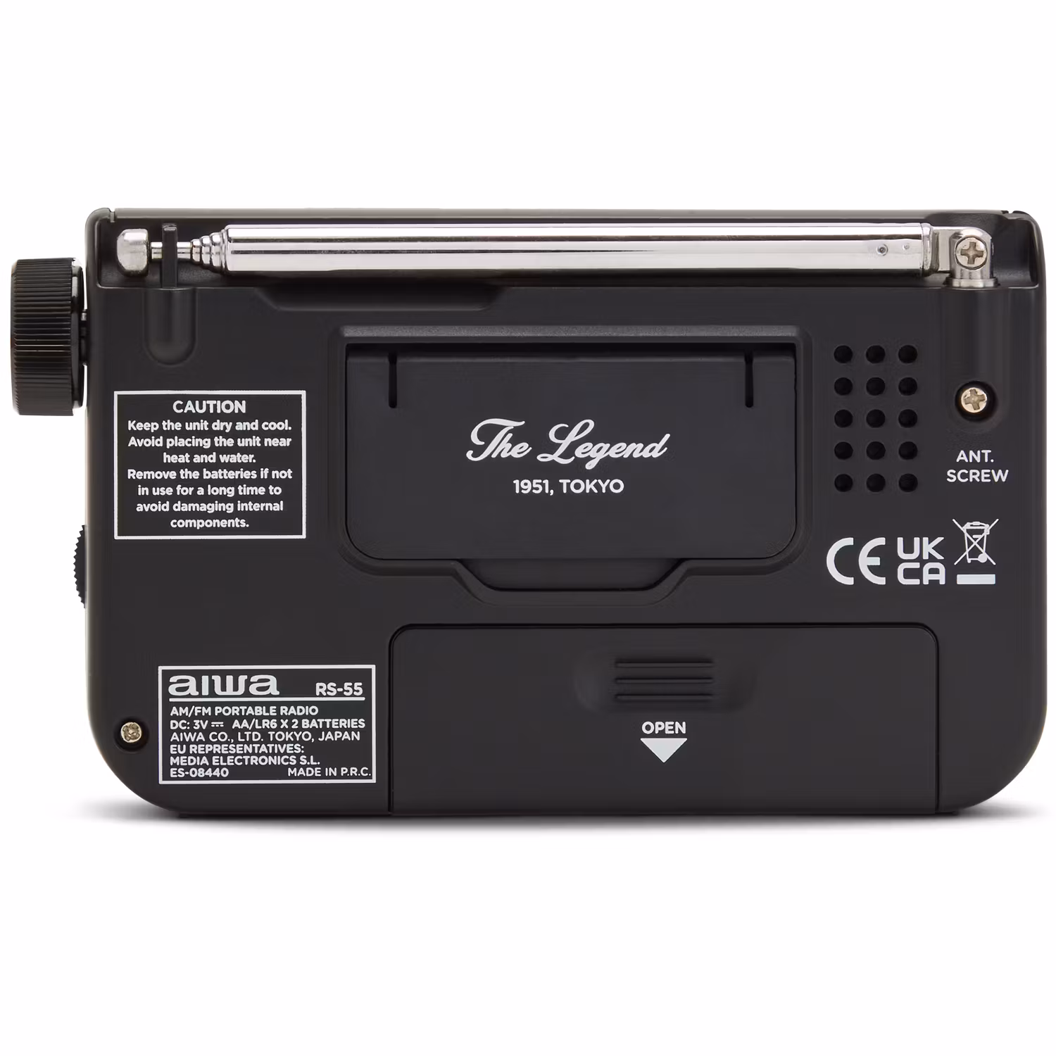 AIWA RS-55/BK Pocket radio med FM/AM Svart