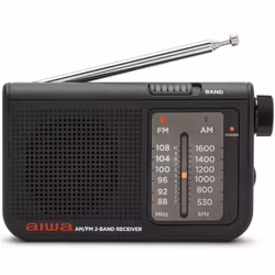 AIWA RS-55/BK Pocket radio med FM/AM Svart