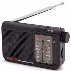 AIWA RS-55/BK Pocket radio med FM/AM Svart