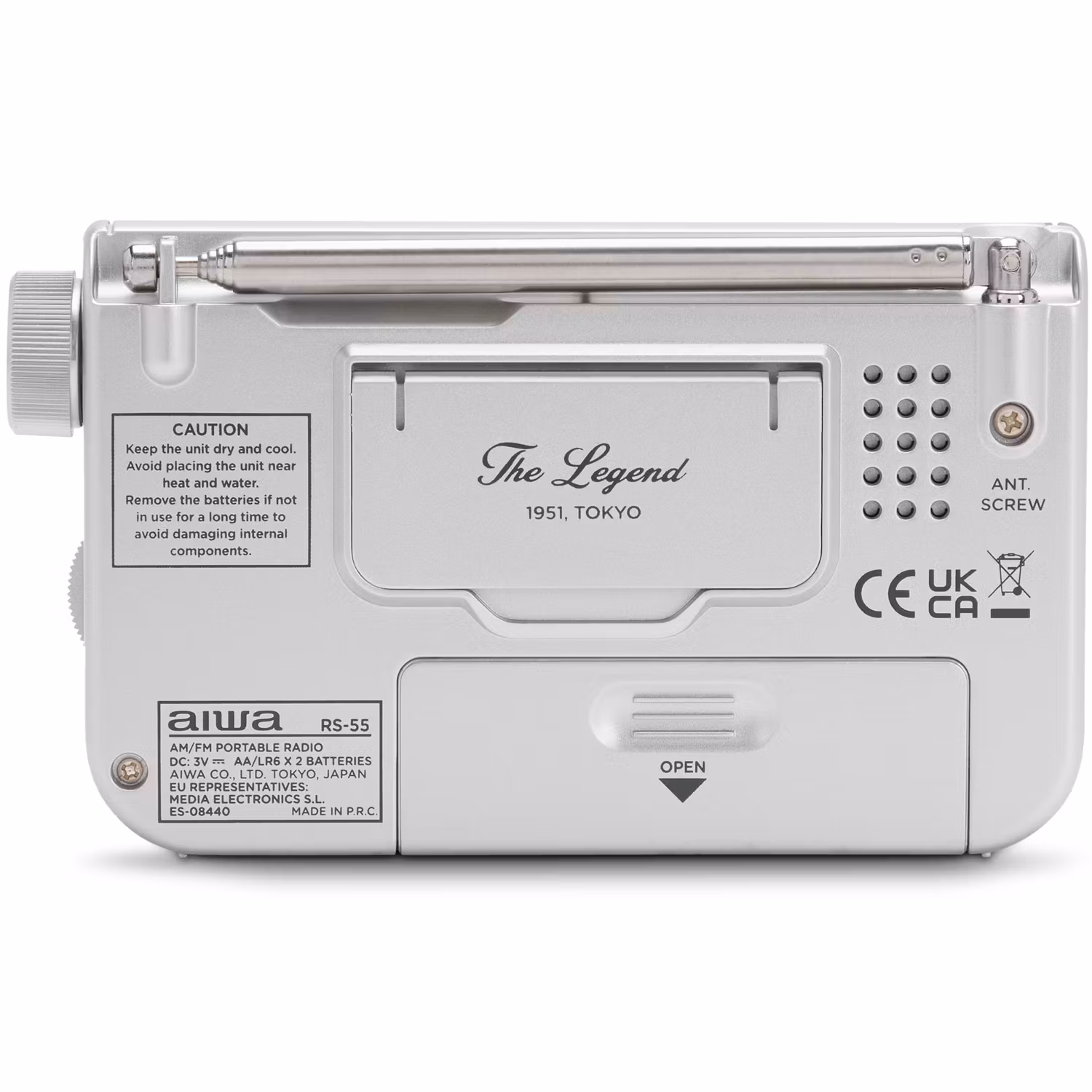 AIWA RS-55/SL Pocket radio med FM/AM Silver