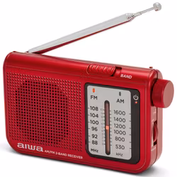 AIWA RS-55/RD Pocket radio med FM/AM Röd