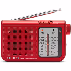 AIWA RS-55/RD Pocket radio med FM/AM Röd