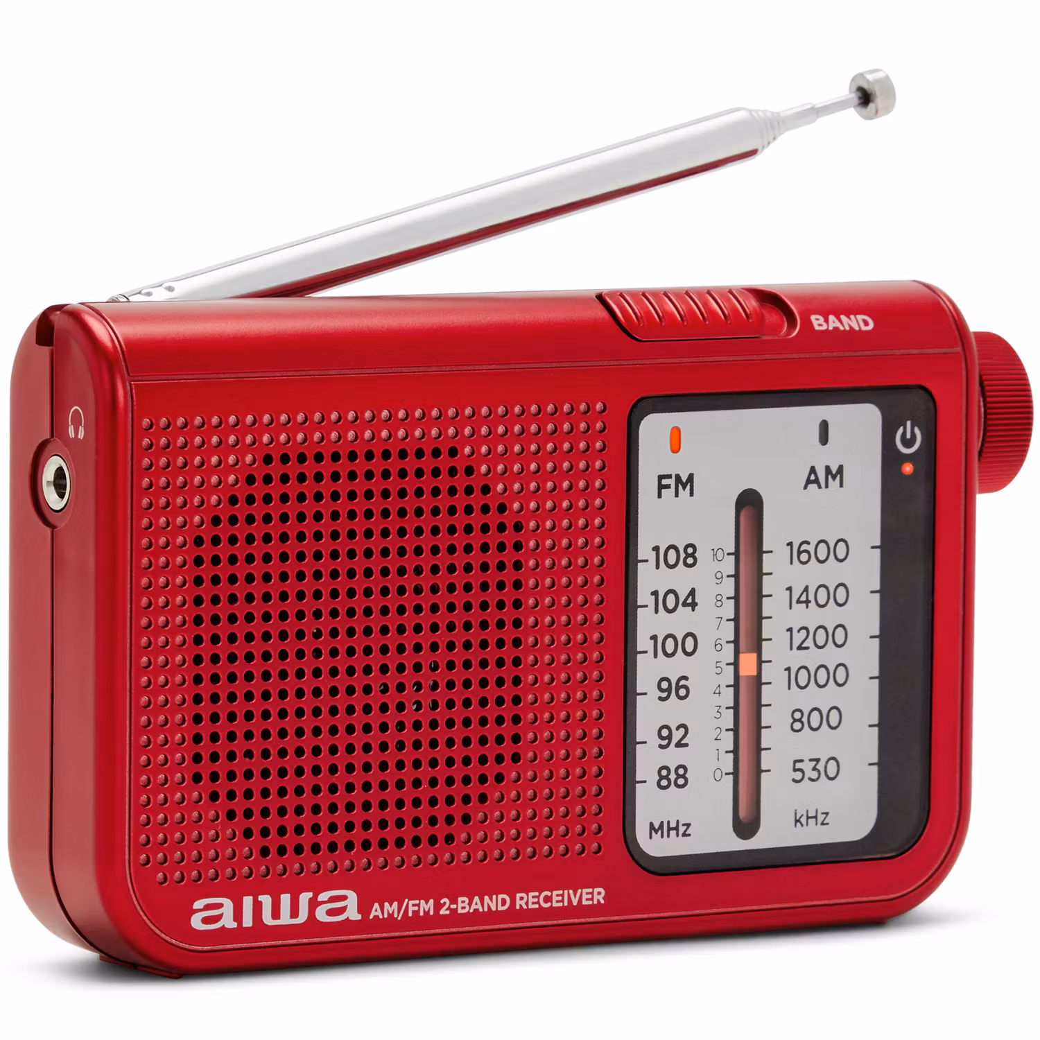AIWA RS-55/RD Pocket radio med FM/AM Röd