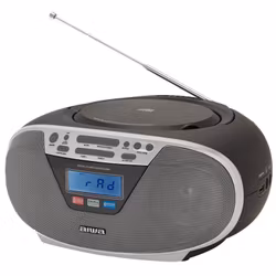 AIWA BBTU-400SL Radio med CD-spelare och Bluetooth Silver