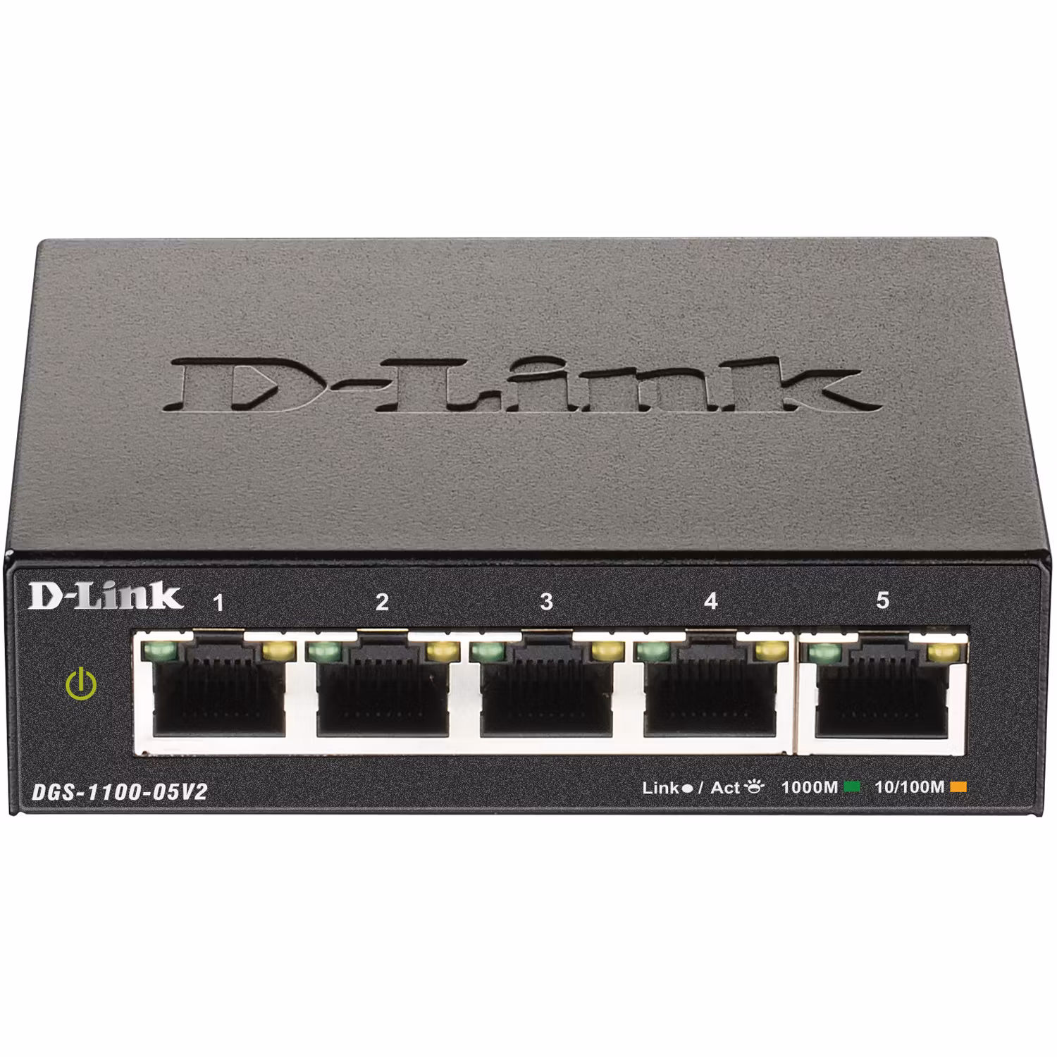 D-Link DGS-1100-05V2 5-port Smart Administrerbar Gigabitswitch