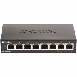 D-Link DGS-1100-08V2 8-port Smart Administrerbar Gigabitswitch