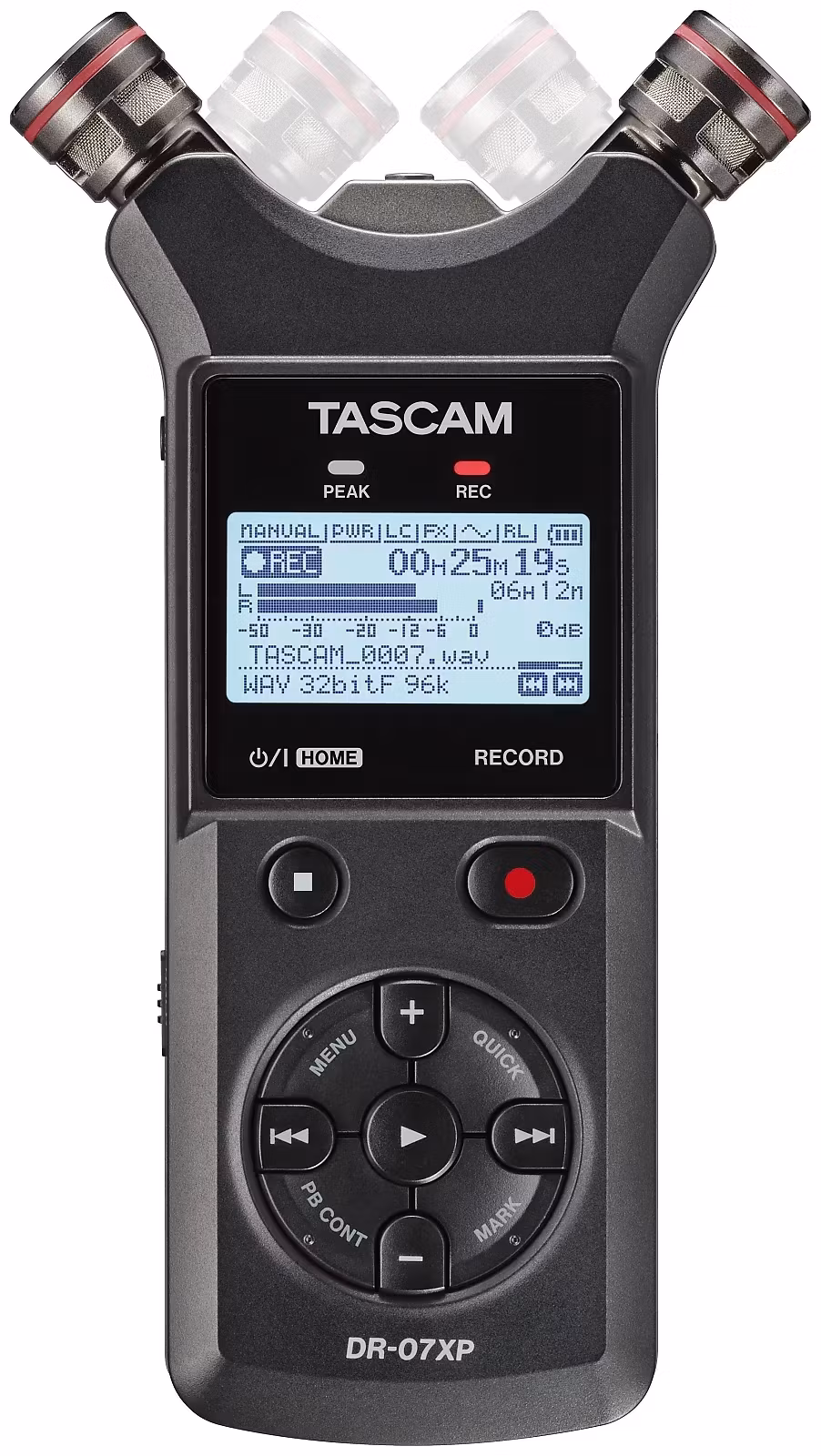 Tascam DR-07XP Stereo Handhållen fältinspelare