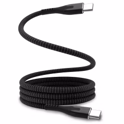 STATIK Magnetisk Kabel Magstack Pro USB-C Till USB-C Svart 1m