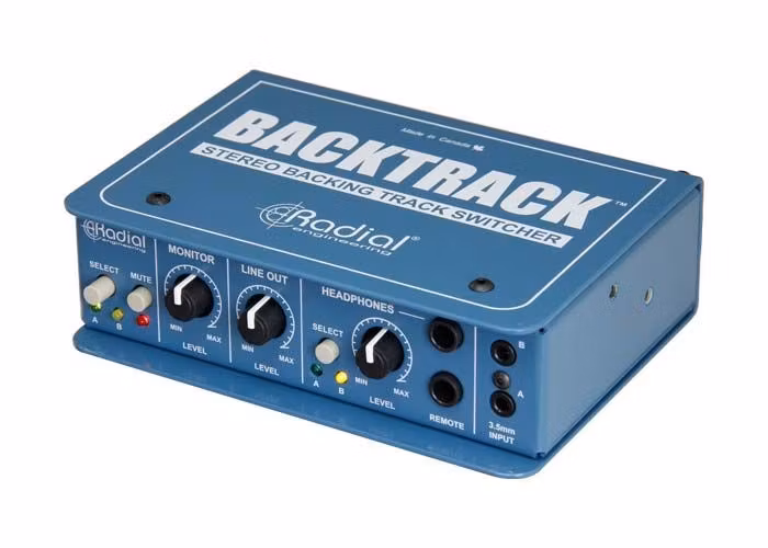 Radial BackTrack 15V stereo backing track switcher