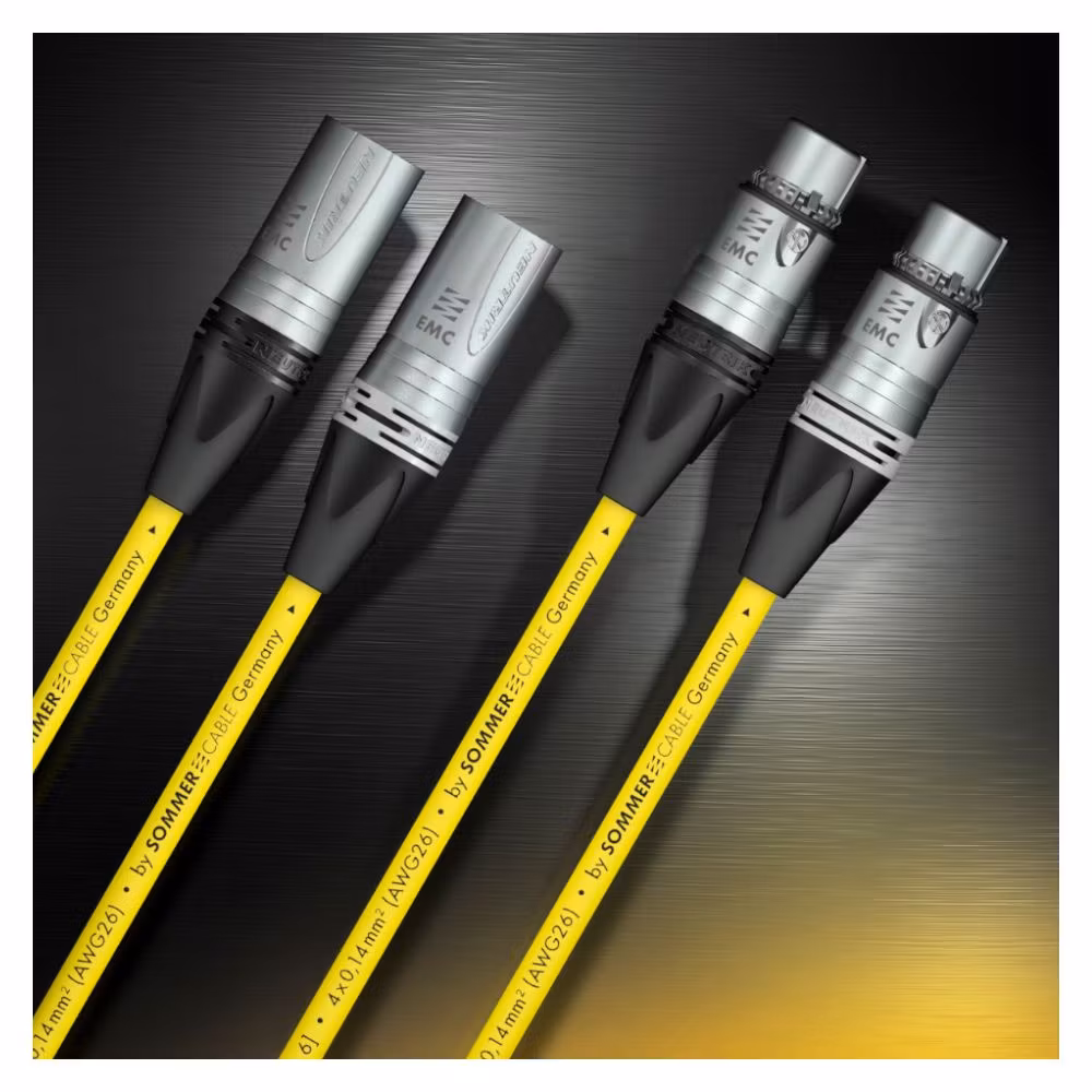 Nf-fonokabel stereopar Epilogue QuadCore HighEnd, 4 x 0,14 mm² | EMC Special XLR / EMC Special XLR, NEUTRIK®