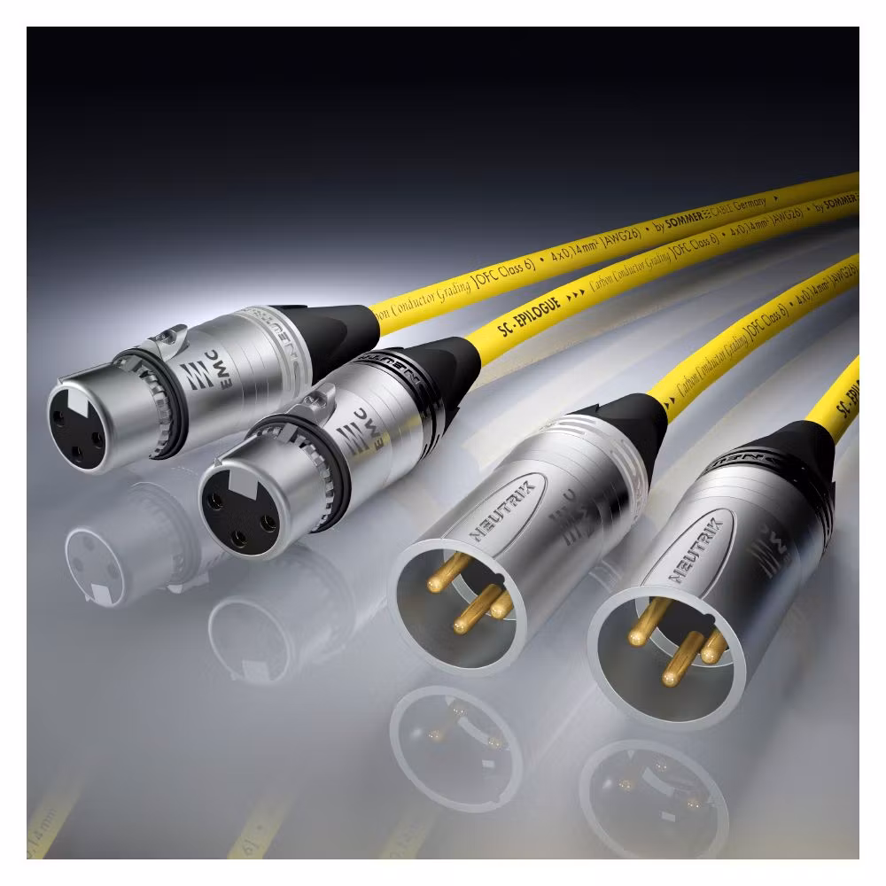 Nf-fonokabel stereopar Epilogue QuadCore HighEnd, 4 x 0,14 mm² | EMC Special XLR / EMC Special XLR, NEUTRIK®