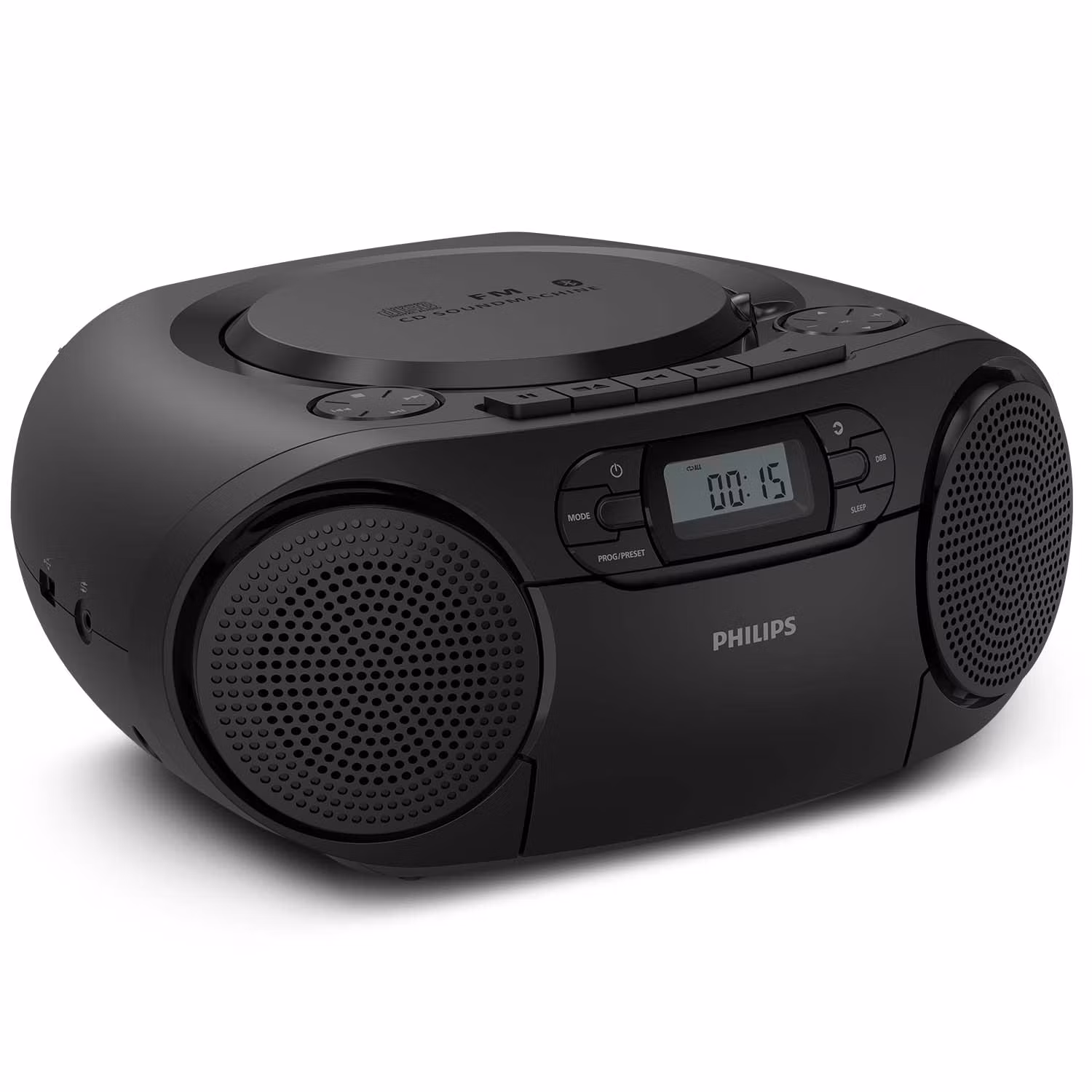 Philips Boombox CD FM-radio Kassett USB Bluetooth Svart