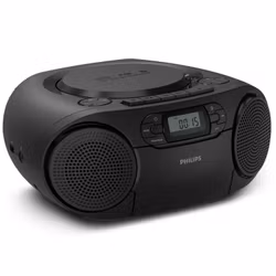 Philips Boombox CD FM-radio Kassett USB Bluetooth Svart