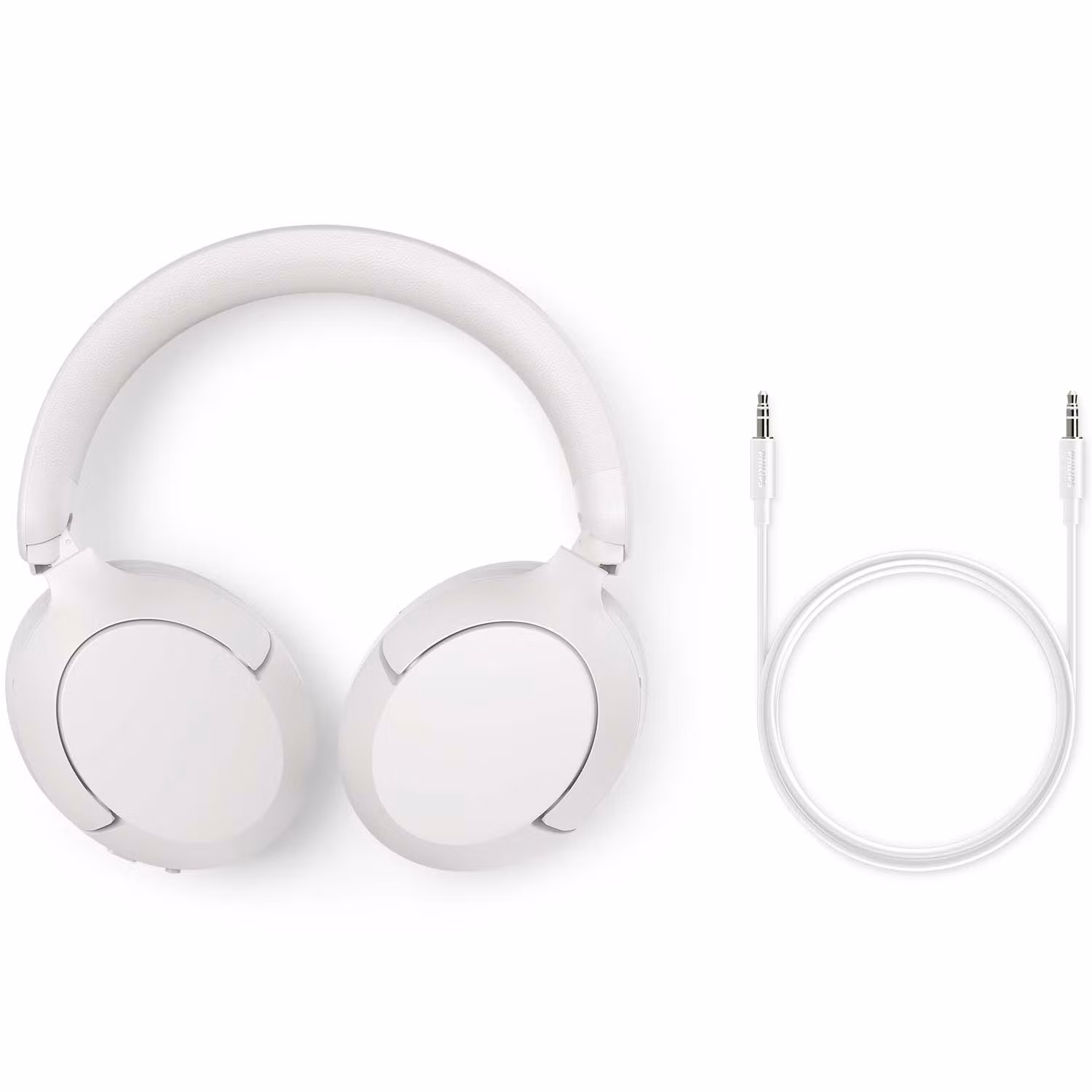 Philips Hörlurar Over-ear Bluetooth + kabel ANC 80h speltid Hi-res App GRS Vit