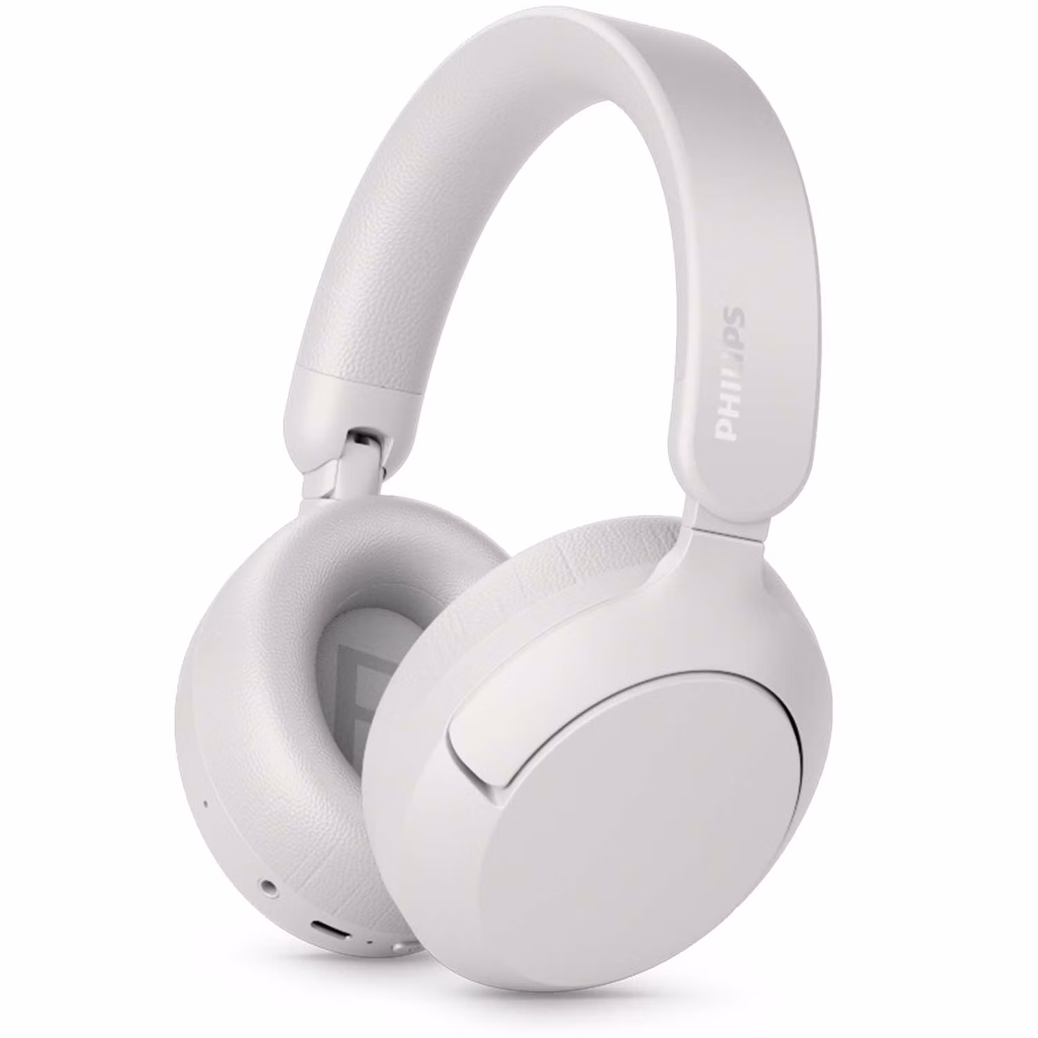Philips Hörlurar Over-ear Bluetooth + kabel ANC 80h speltid Hi-res App GRS Vit