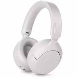 Philips Hörlurar Over-ear Bluetooth + kabel ANC 80h speltid Hi-res App GRS Vit