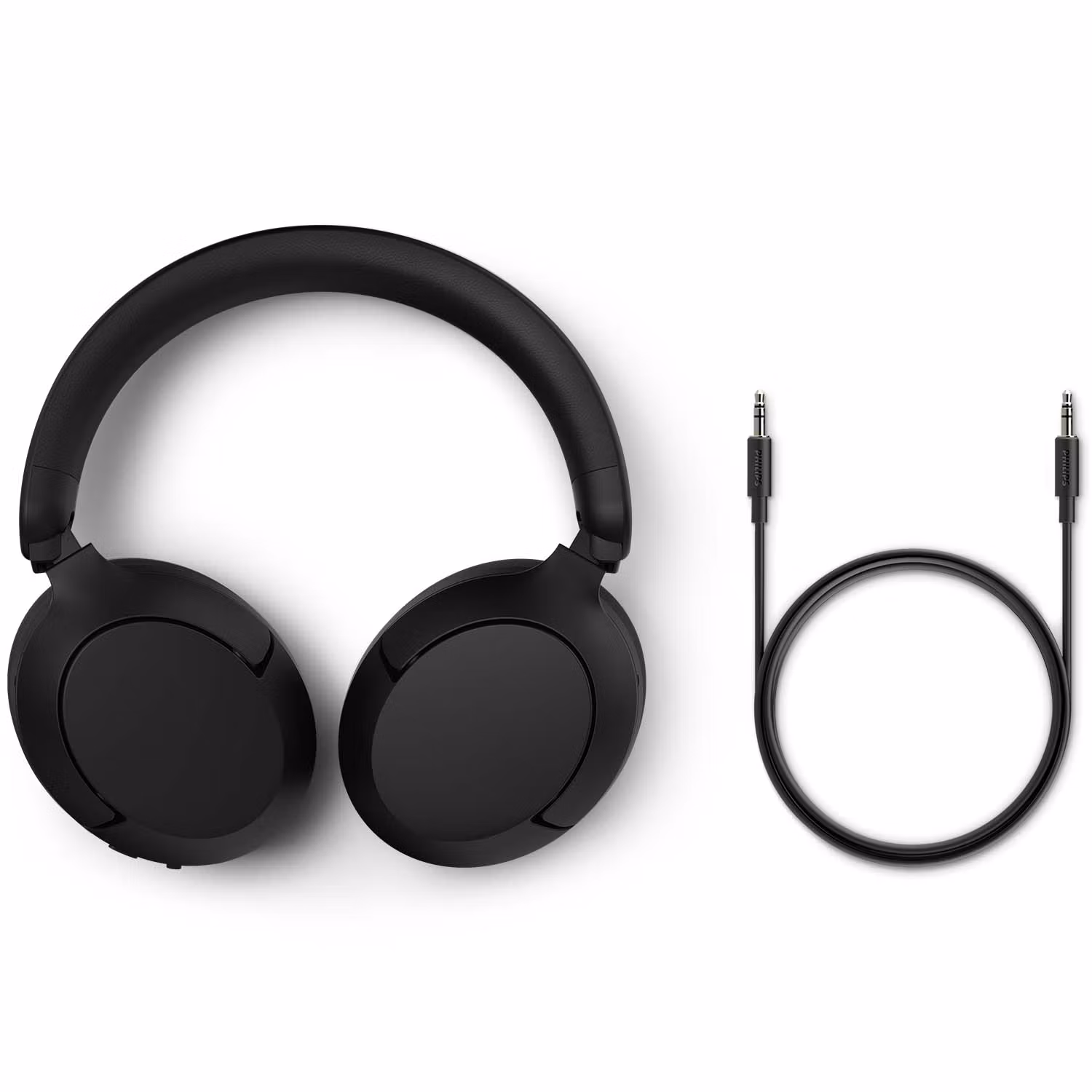 Philips Hörlurar Over-ear Bluetooth + kabel ANC 80h speltid Hi-res App GRS Svart