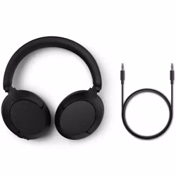 Philips Hörlurar Over-ear Bluetooth + kabel ANC 80h speltid Hi-res App GRS Svart