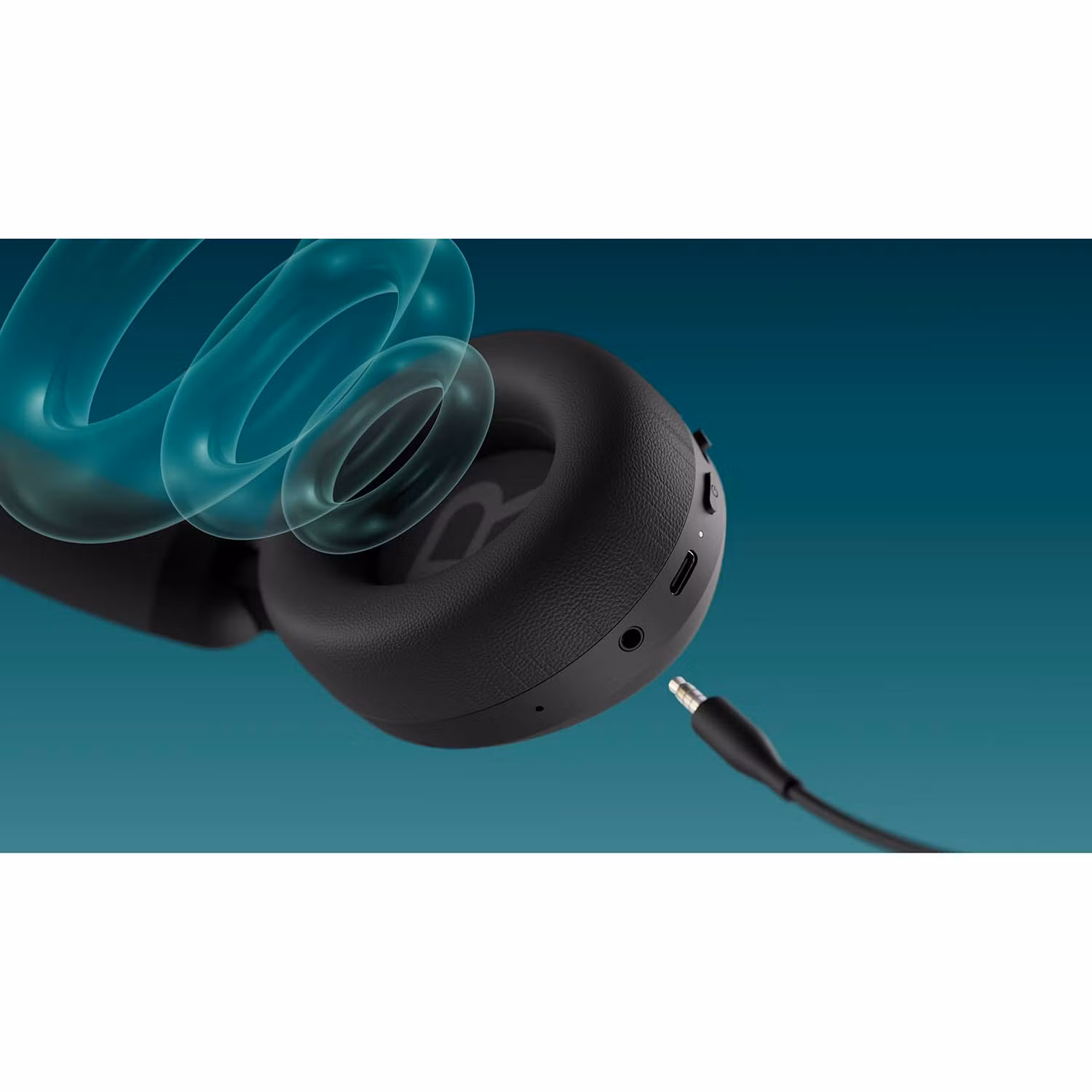 Philips Hörlurar Over-ear Bluetooth + kabel ANC 80h speltid Hi-res App GRS Svart