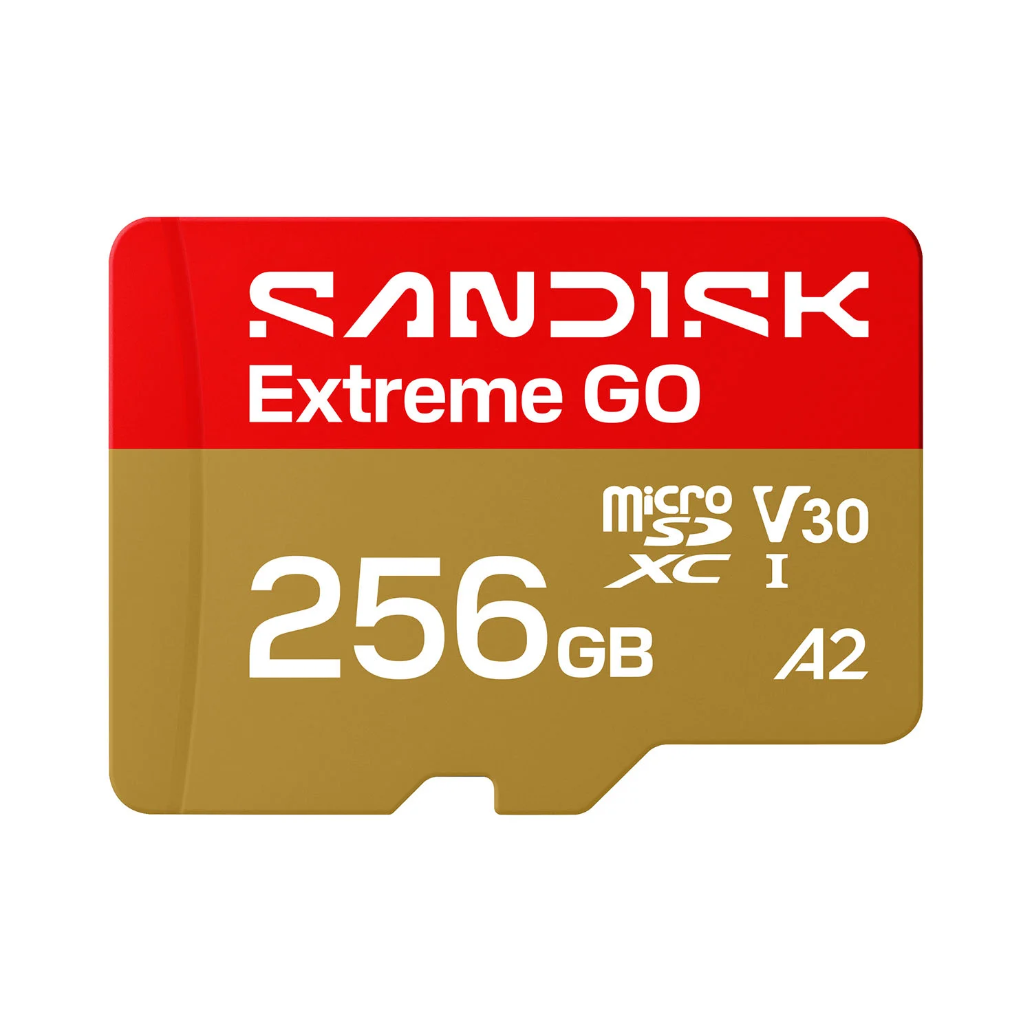 MicroSDXC Extreme GO 256GB 240/160MB/s C10 UHS U3 V30 A1