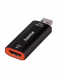 HAMA  74257 Capture Card USB HDMI 4K till 1080P USB-C-adapter