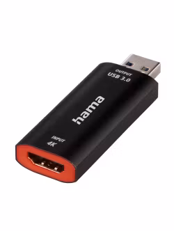 HAMA  74257 Capture Card USB HDMI 4K till 1080P USB-C-adapter