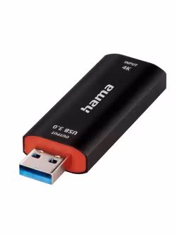 HAMA  74257 Capture Card USB HDMI 4K till 1080P USB-C-adapter
