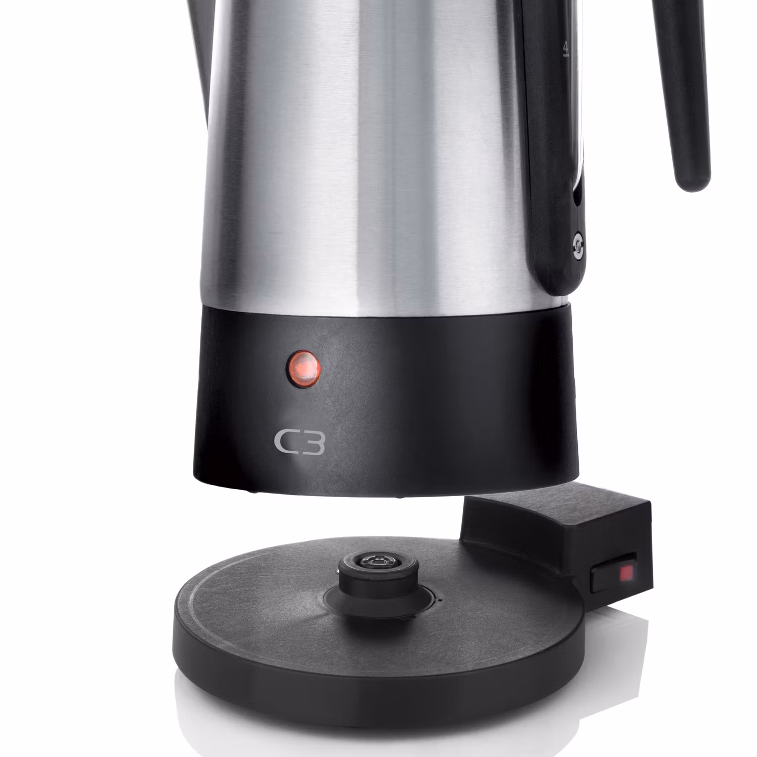 C3 Perkolator Design Borstat Rostfritt stål 6kp