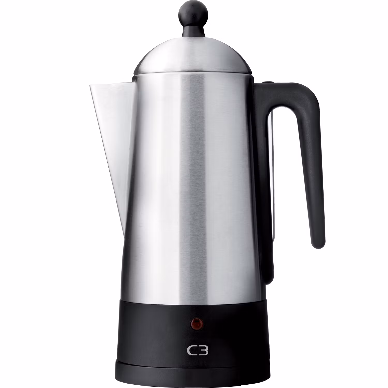 C3 Perkolator Design Borstat Rostfritt stål 6kp