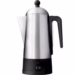 C3 Perkolator Design Borstat Rostfritt stål 6kp