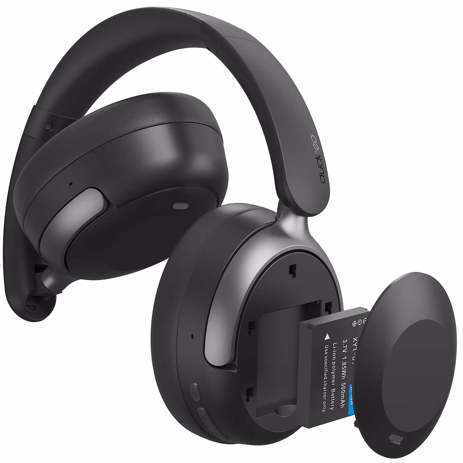 Audeeo Hörlurar Over-Ear Hybrid ANC Serene Hush Pro II Black