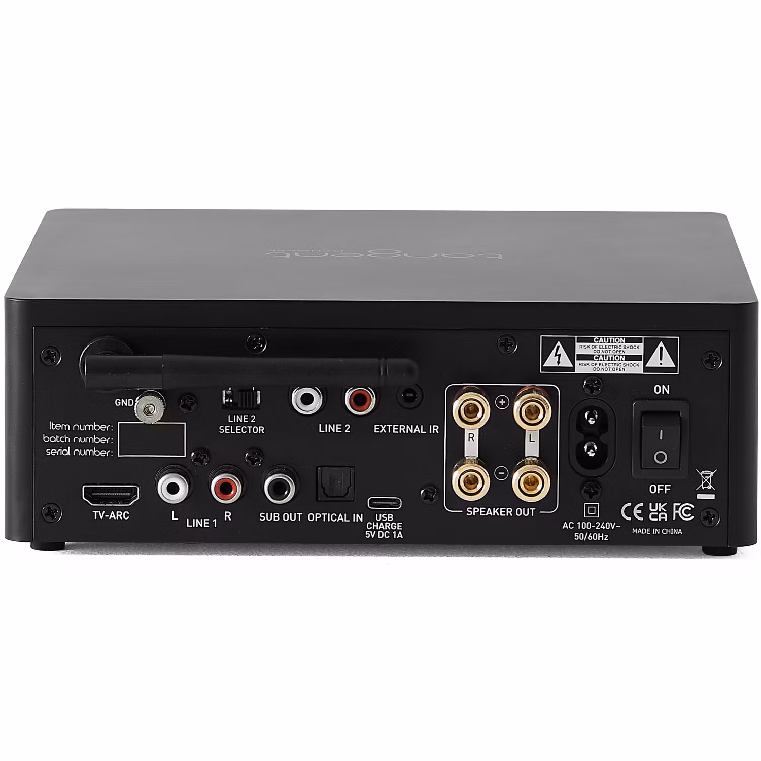 Tangent TANAMPBTIII Förstärkare BT Phono HDMI Ampster BT III Svart