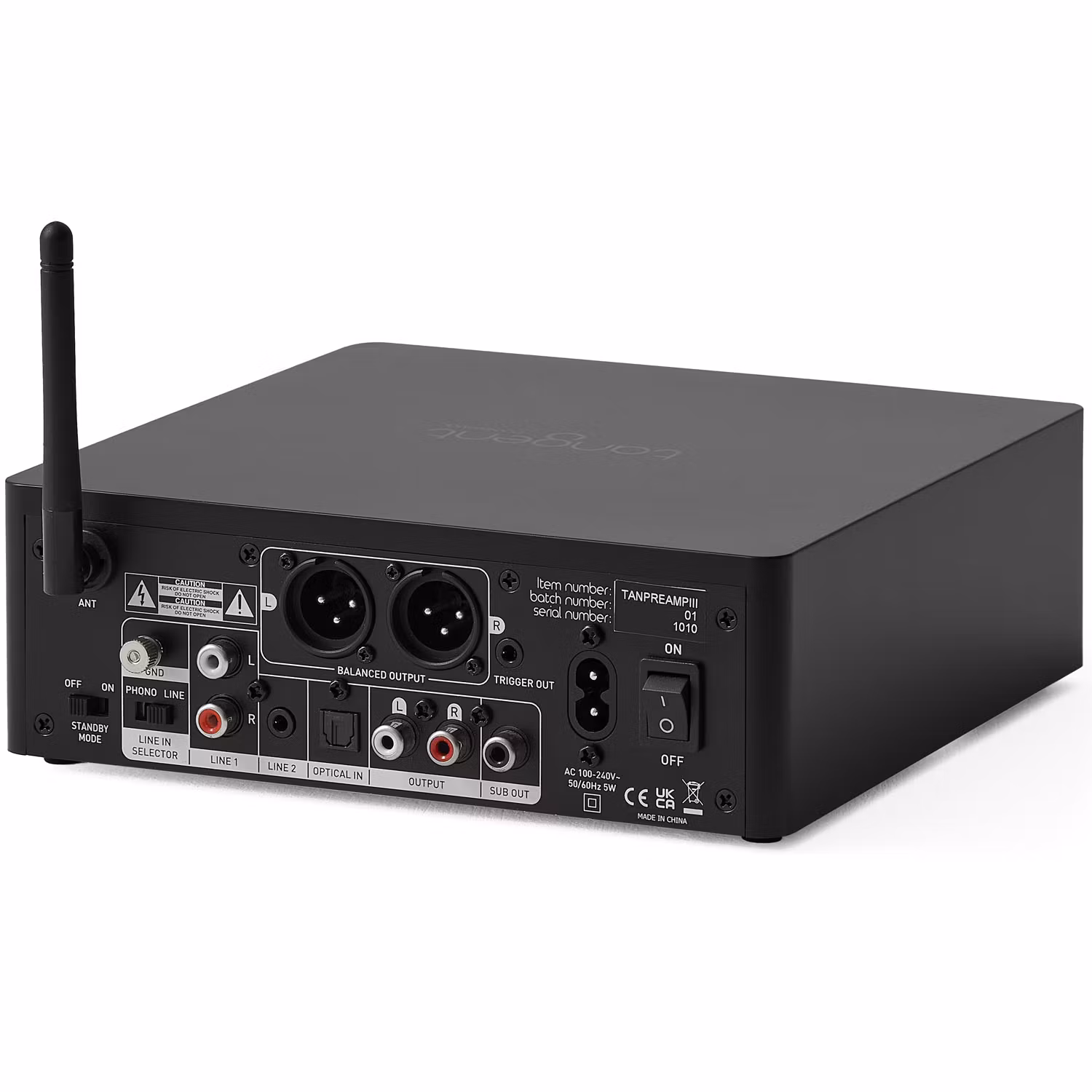 Tangent TANPREAMPIII Förförstärkare PreAmp III Svart
