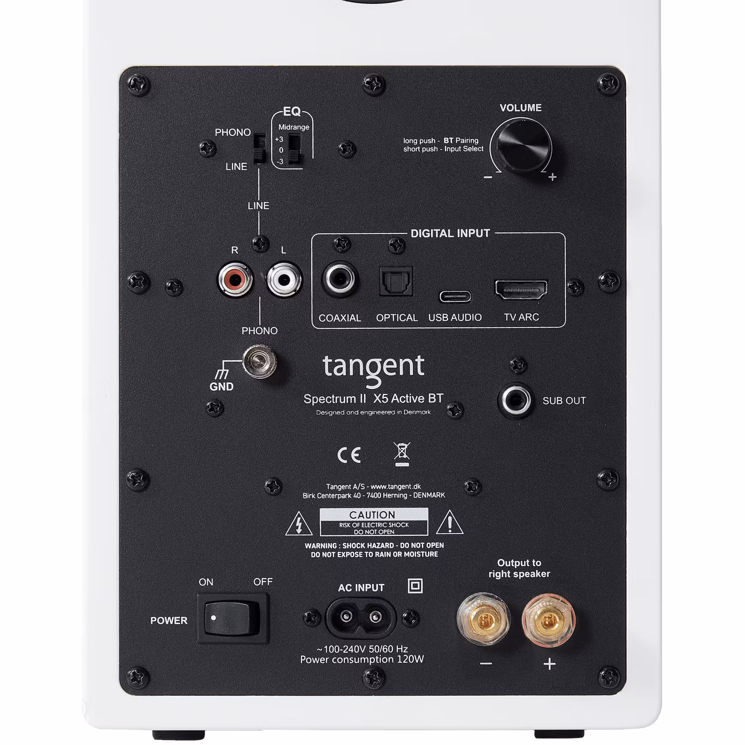 Tangent Högtalare Aktiva Spectrum X5 II BT HDMI Vita