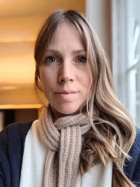 Iselilja skjerf og hårbånd