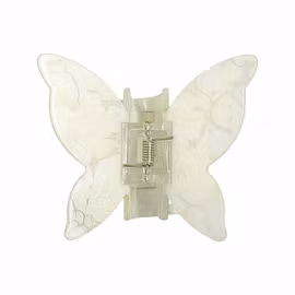 Large Butterfly Clip in Wipped Cream