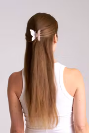 Large Butterfly Clip in Rosé Sheen