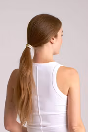 Mika Hair Tie in Ivory