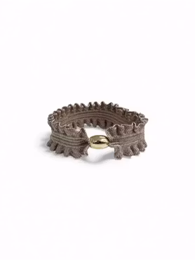 Malina Hair Tie in Soft Taupe
