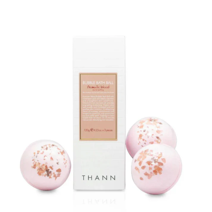 Aromatic Wood Bubble Bath Ball 3-pack