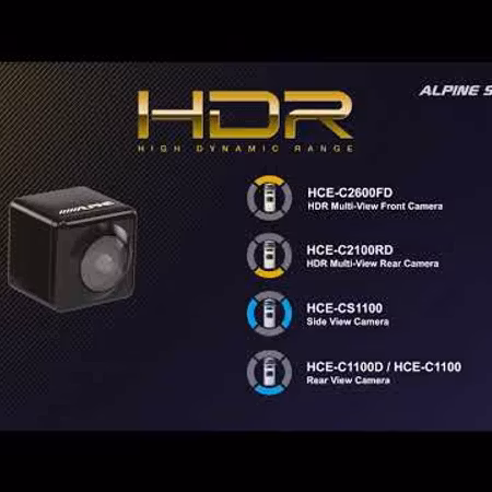 Alpine HDR backkamera med direktanslutning HCE-C1100