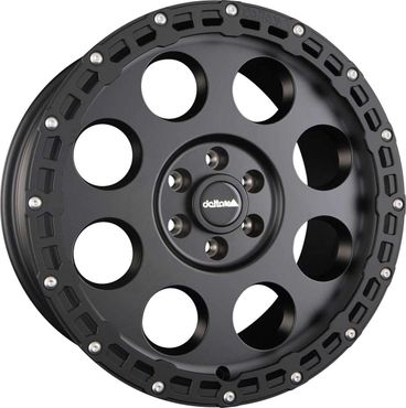 18" Delta 4x4 KLASSIK B Rugged Black Matt 5x130 ET45