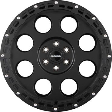 18" Delta 4x4 KLASSIK B Rugged Black Matt 5x130 ET45